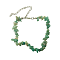 Natural Gemstone Chips Beaded Bracelet