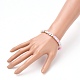 Polymer Clay Heishi Beads Stretch Bracelets BJEW-JB05710-02-3