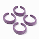 Spray Painted Alloy Cuff Rings RJEW-T011-28D-RS-1