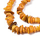 Eau douce naturelle de coquillage perles brins SHEL-S278-071C-3