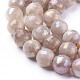 Galvaniser des perles de pierre de soleil naturelles G-P430-12-C-3