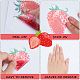 Adesivi decorativi di frutta autoadesivi in pvc DIY-WH0304-806-6