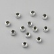 Perles rondes acryliques de placage en plastique PACR-L003-3mm-S-7