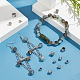 PH PandaHall 100pcs 5 Style Column Spacer Beads STAS-PH0005-16-5