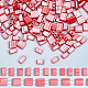 Nbeads environ 452 pièces perles de tila à 2 trous demi-perles de tila SEED-NB0001-76-4