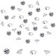 PH Pandahall 1500 pcs Diamond Shape Small Clear Cubic Zirconia Stone Loose Faceted Pointed Back Cabochons for Earring Bracelet Jewelry Making ZIRC-PH0002-10-1