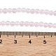 Природного розового кварца нитей бисера&nbsp;G-A307-A01-01-5