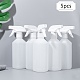 Botellas de spray de gatillo de plástico blanco de 500 ml con boquilla ajustable AJEW-BC0005-72-6
