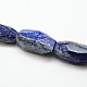 Natural Lapis Lazuli Barrel Bead Strands G-E251-20-2
