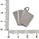 Латунные микро проложить кубического циркония подвески KK-P308-80P-3