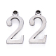 201 Stainless Steel Charms X-STAS-R108-02-1