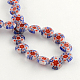 Handmade Millefiori Glass Beads Strands LK-R004-01E-2