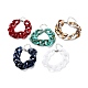 Gros bracelet chaîne gourmette acrylique pour fille femmes BJEW-JB06876-1