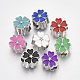 Platinum Plated Alloy European Beads MPDL-S067-27-1