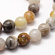Chapelets de perles en agate de feuille de bambou naturelle X-G-F364-02-8mm-3