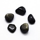 Perles d'obsidienne de brillance dorée naturelle G-E508-03-2