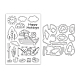 Globleland kits de fabrication de scrapbooking sur le thème des vacances bricolage DIY-GL0003-84-8