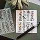 Custom PVC Plastic Clear Stamps DIY-WH0618-0054-6