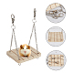 Eine handmaker hamster hängemattenschaukel AJEW-WH0126-72-4