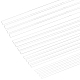 Olycraft 8 set 4 stili aste in plastica abs per barre quadrate DIY-OC0008-29-1