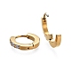 Серьги-кольца Huggie Hoop из нержавеющей стали 304 EJEW-L252-042G-1-2