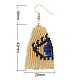 MIYUKI Glass Seed Beads Chandelier Earrings for Women EJEW-MIE200006-D-1
