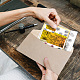 カスタムPVCプラスチッククリアスタンプ  DIYスクラップブッキング用  装飾的なフォトアルバム  カード作り  ヒマワリ  160x110mm DIY-WH0618-0035-6