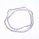 Chapelets de perles en verre électroplaqué EGLA-P030-FR01-2