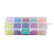 10 couleurs de cuisson perles de verre peintes DGLA-JP0001-10-6mm-2