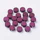 Rubber Coated Acrylic European Beads OPDL-R004-4-1