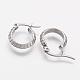 304 Stainless Steel Hoop Earrings EJEW-N0039-16P-2