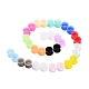 32 pièces 16 couleurs silicone mince oreille jauges chair tunnels bouchons FIND-YW0001-17B-3