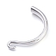 304 Stainless Steel Hook Clasps STAS-M274-125P-2