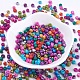 6/0 Baking Paint Glass Seed Beads SEED-S003-KM-3