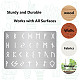 GORGECRAFT Viking Stencil 7.4x5.5 Inch Metal Rune Stencil 28 Ancient Alphabet Stainless Steel Stencils Journal Stencils Reusable Painting Stencil Templates for Wood Burning Pyrography Engraving Crafts DIY-WH0289-093-6
