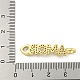 Слово Amor Стойка с покрытием из латуни с микро-паве KK-Z053-11G-01-3