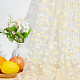 デイジー柄チンロンチュール  ドレス衣装の装飾用  モカシン  150x0.03cm DIY-WH0349-86B-4