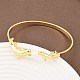 Браслеты-манжеты из латуни с морскими организмами для женщин BJEW-D368-03E-G-1