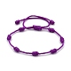 Adjustable Nylon Threads Braided Bracelets BJEW-JB05398-M-2