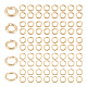 Pandahall elite 250 pz 5 misure cremagliera placcatura anelli di salto in ottone KK-PH0002-91G-1