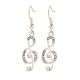 Orecchini asimmetrici con strass nota musicale&nbsp;PW-WG64156-01-1