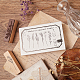 Gorgecraft 8 pièces vintage en bois tampons en caoutchouc timbres floraux bricolage scrapbooking fabrication de cartes décoration DIY-GF0001-30-3