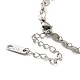 304 Stainless Steel Oval Link Chains Bracelet for Men Women BJEW-G640-05P-3