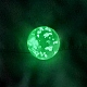 Resplandor en los colgantes de globo de vidrio luminoso oscuro LUMI-PW0004-007B-1