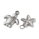 10 шт. подвески из нержавеющей стали 304 с тематикой океана STAS-P426-04P-2