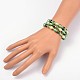 3-Loop Glass Pearl Wrap Bracelets BJEW-JB01876-01-4