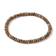 Bracelets extensibles en perles de rondelle de jaspe naturel BJEW-JB09980-09-1