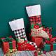 Sacchetti regalo per calzini natalizi in stile 2pz 2 sgHJEW-SZ0001-08-4