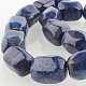 Dyed Natural Lapis Lazuli Bead Strands G-E211-07-1