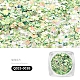 ネイルアート用品グリッタースパンコール  マニキュア装飾  キラキラネイルスパンコール  薄緑 AJEW-Q033-003B-2